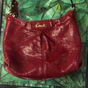 Red Patent Leather Coach Crossbody
